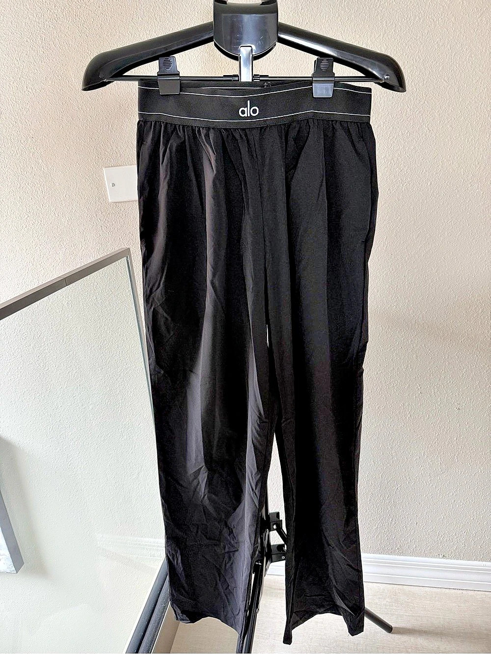 Alo Black Track Pants